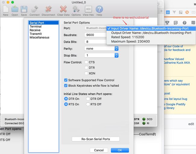 Coolterm terminal emulator