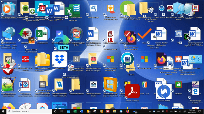 show-desktop-icons- windows-10