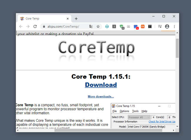 Core-Temp-Windows-11