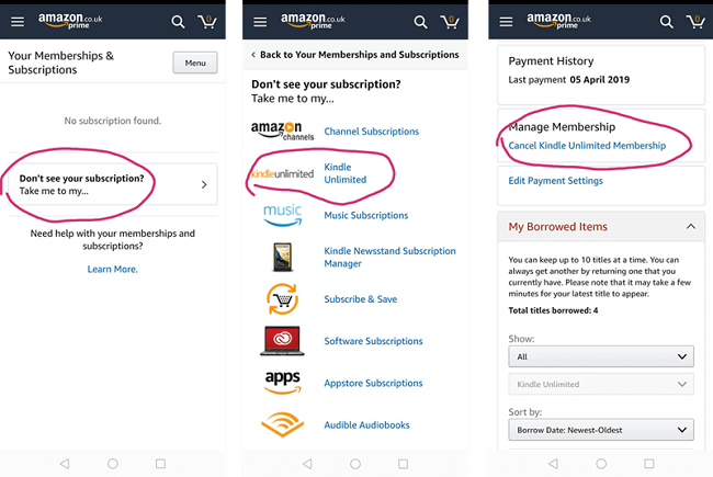 How-to-cancel-Kindle-Unlimited-on-phone