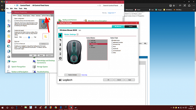 Setpoint Logitech  